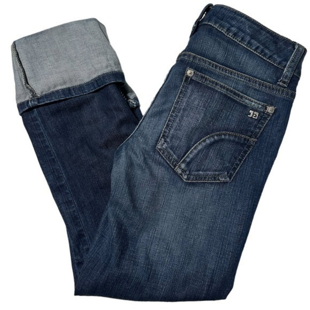 Joe’s Denim Women’s Size 25 Medium Blue Wash Honey Licker Cropped Rolled Jeans